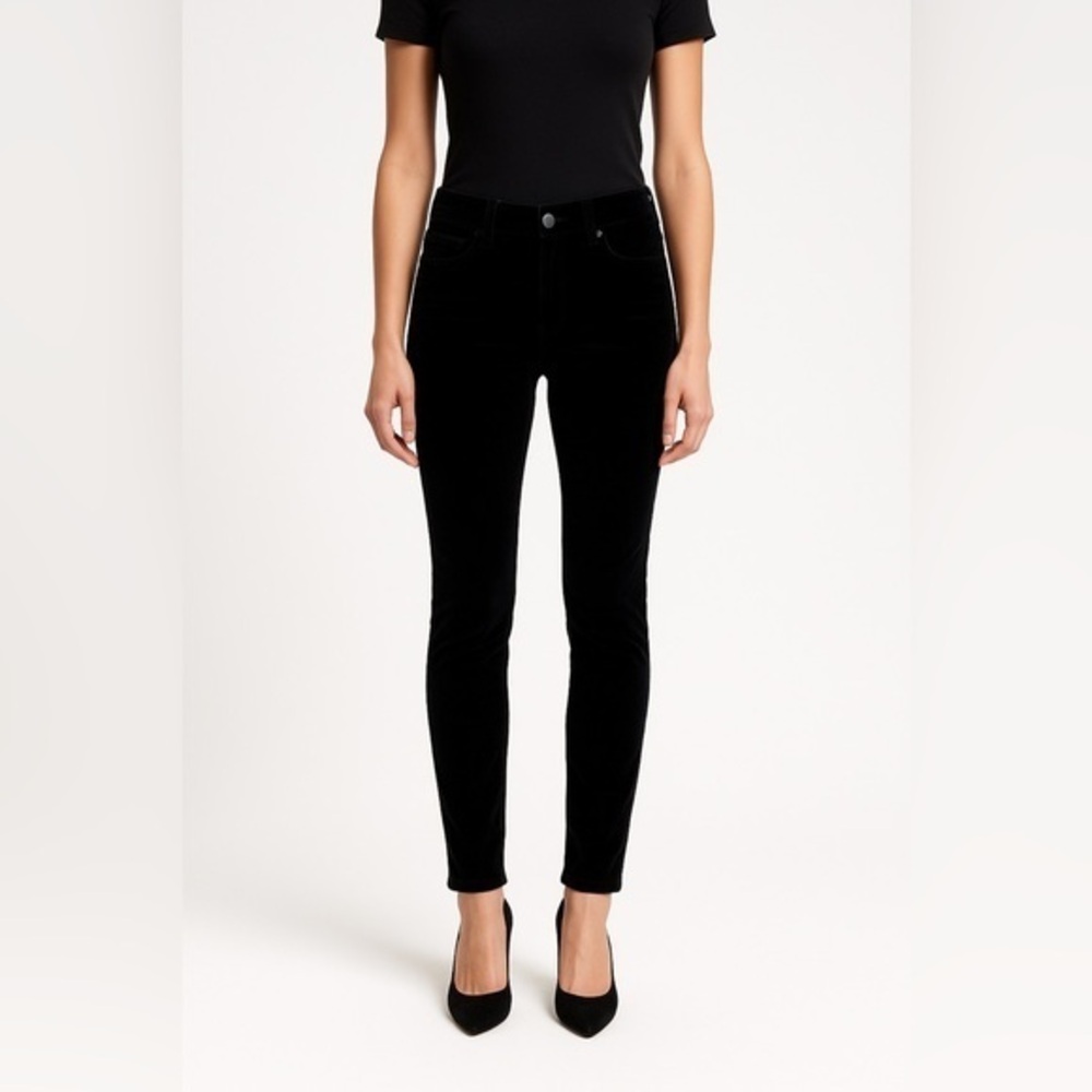 nwt OTD John Varvatos Classic Velvet Skinny Pants Jeans Black Size 26